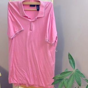 💎 DKNY pink polo size XXL